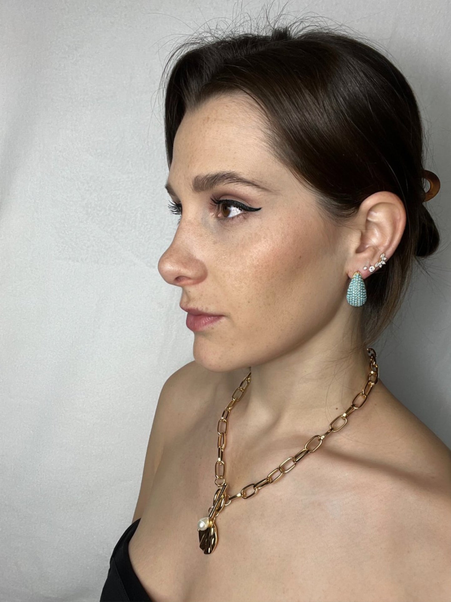 Collier en chaine avec pendentif