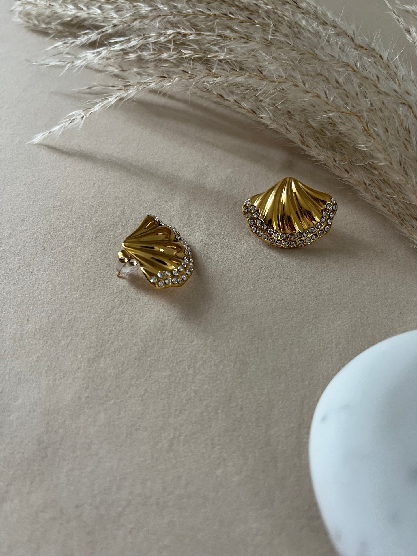 Boucles d'oreilles coquillage